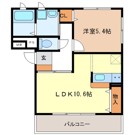 Fujikata M’sの物件間取画像